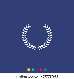 Laurel wreath icon.