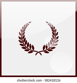 Laurel wreath icon.