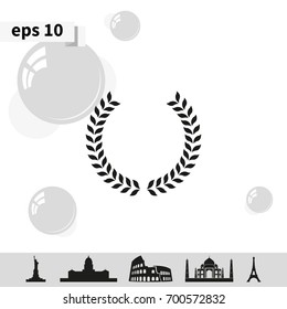 Laurel wreath icon.