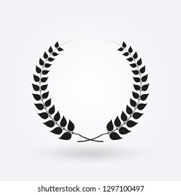 Laurel wreath icon. Award concept. Vector illustration.