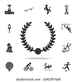laurel wreath icon. Detailed set of athletes and accessories icons. Premium quality graphic design. One of the collection icons for websites, web design, mobile app on white background