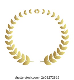 laurel wreath icon set. laurel wreath award icon set. vector illustration.
