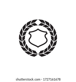 Laurel Wreath Icon In Trendy  Design Vector Eps 10