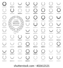 Laurel wreath Icon Vector.