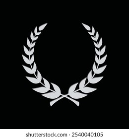 Laurel Wreath Icon vetor Arte.