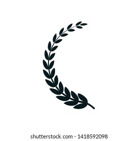 Laurel wreath icon vector illustration