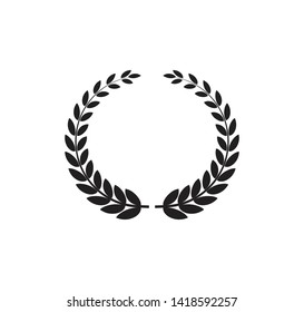 Laurel wreath icon vector illustration