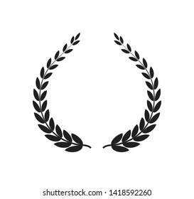 Laurel wreath icon vector illustration