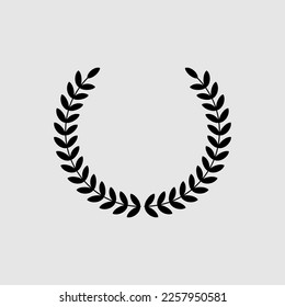 Laurel wreath Icon Vector. trendy style illustration on white background..eps