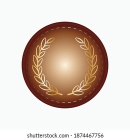 Laurel Wreath Icon. Gewinnersymbol - Vorlage für Vektorgrafiken-Logo.