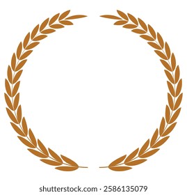 laurel wreath icon winner symbol logo template