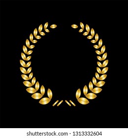 Laurel Wreath Illustration As A Simple Vector Sign & Trendy Symbol for Design and Websites, Presentation or Mobile Application.
