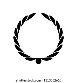 Laurel Wreath Illustration As A Simple Vector Sign & Trendy Symbol for Design and Websites, Presentation or Mobile Application.
