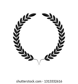 Laurel Wreath Illustration As A Simple Vector Sign & Trendy Symbol for Design and Websites, Presentation or Mobile Application.
