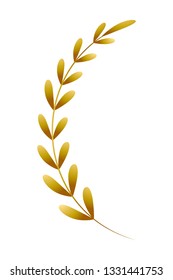 laurel wreath leaves bouquet