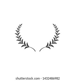 Laurel Wreath Ornamental Leaf Icon