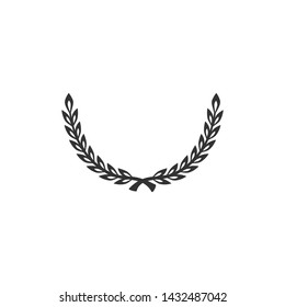 Laurel Wreath Ornamental Leaf Icon