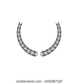 Laurel Wreath Ornamental Leaf Icon