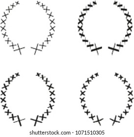 Laurel Wreath Set