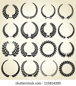 Laurel wreath set