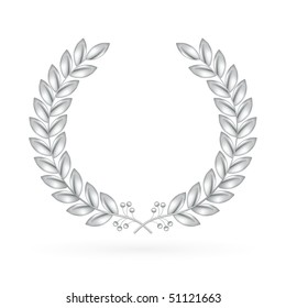 Laurel Wreath Silver, vector