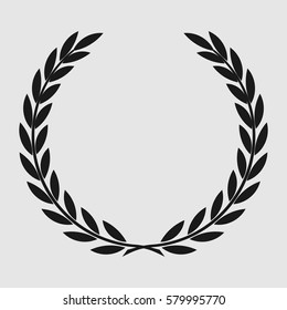 Laurel wreath, sports emblem, Icon Vector