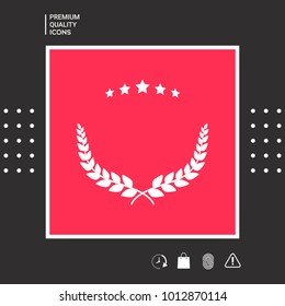 Laurel wreath symbol
