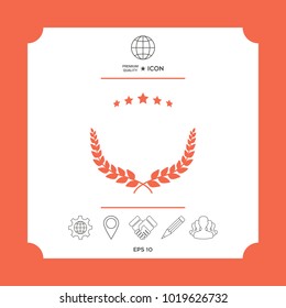 Laurel wreath symbol