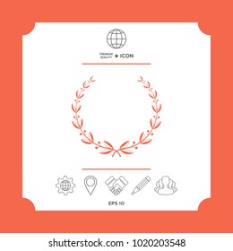Laurel wreath symbol