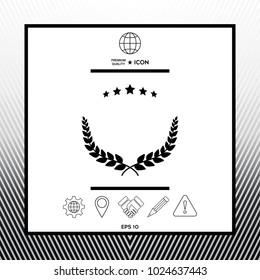 Laurel wreath symbol