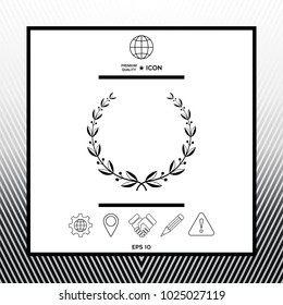 Laurel wreath symbol