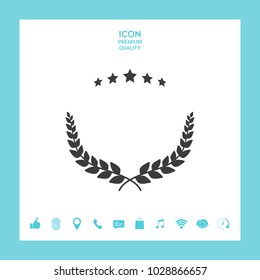 Laurel wreath symbol