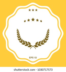 Laurel wreath symbol