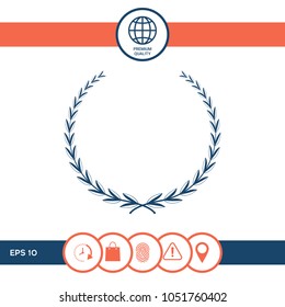Laurel wreath - symbol