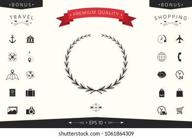 Laurel wreath, symbol