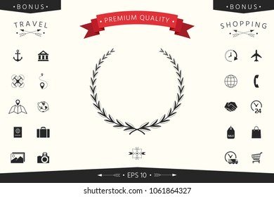 Laurel wreath - symbol