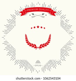 Laurel wreath symbol