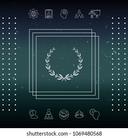 Laurel wreath symbol