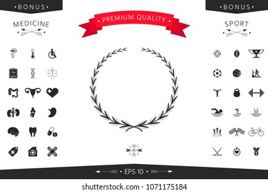 Laurel wreath, symbol