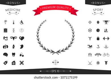 Laurel wreath - symbol