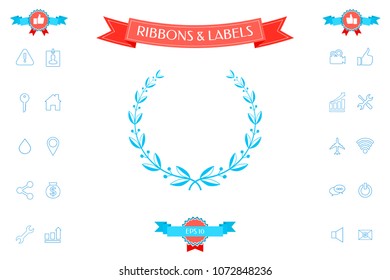 Laurel wreath symbol
