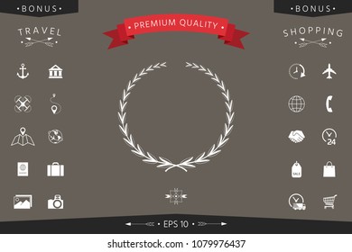 Laurel wreath, symbol