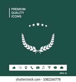 Laurel wreath symbol
