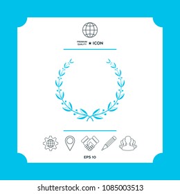 Laurel wreath symbol