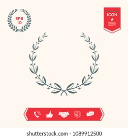 Laurel wreath symbol