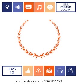 Laurel wreath - symbol
