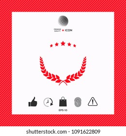 Laurel wreath symbol