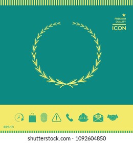 Laurel wreath, symbol
