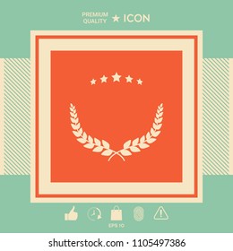 Laurel wreath symbol