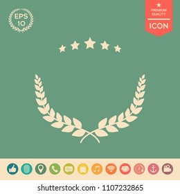 Laurel wreath symbol